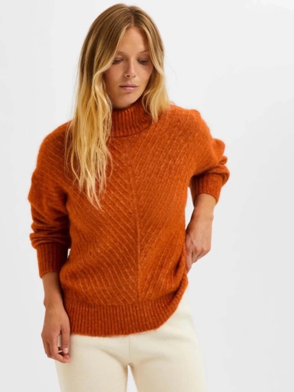 Selected Femme | S | Alpaca + Wool Blend Jumper